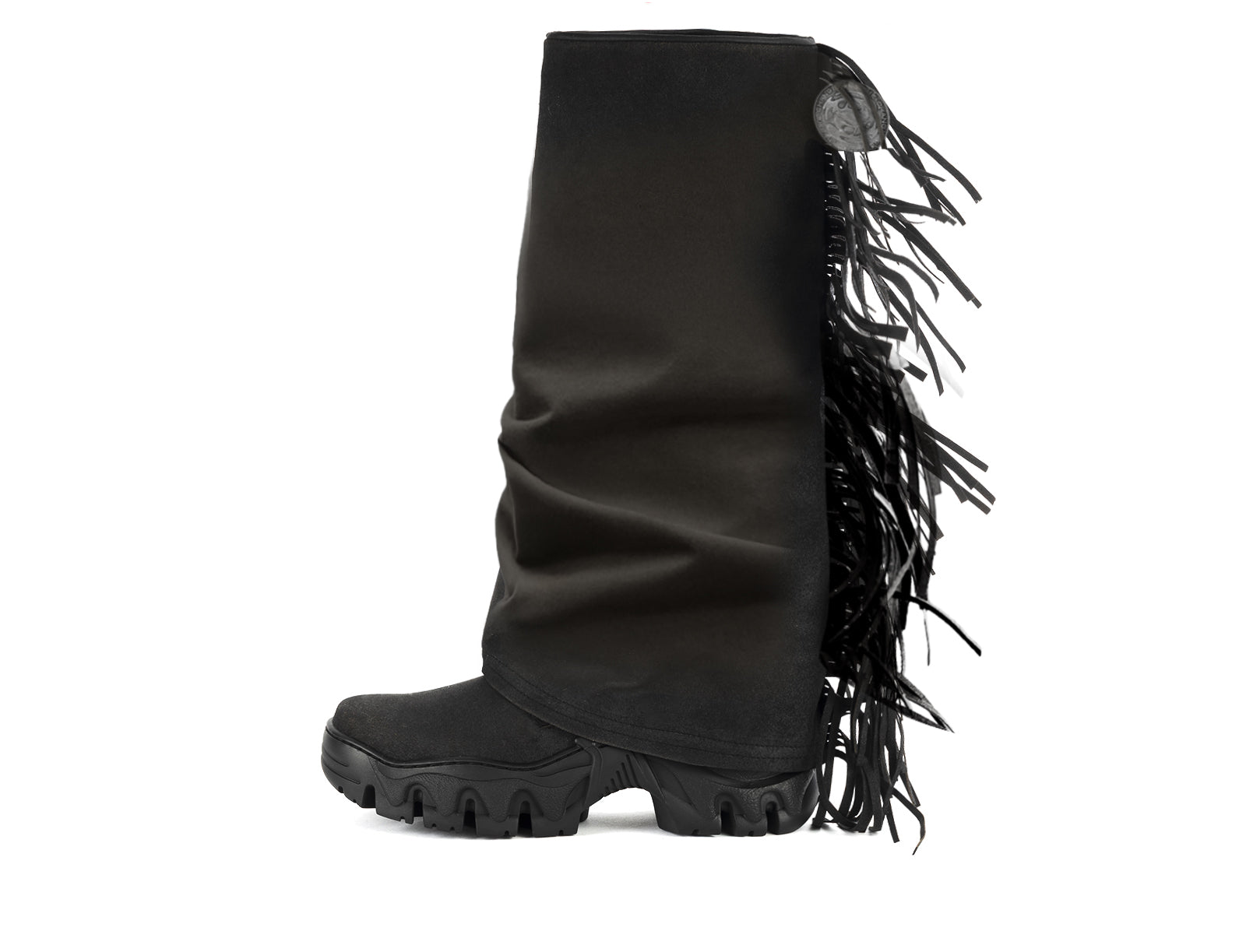 TX Upcycled Black Boots - Rombaut - Footwear – ROMBAUT