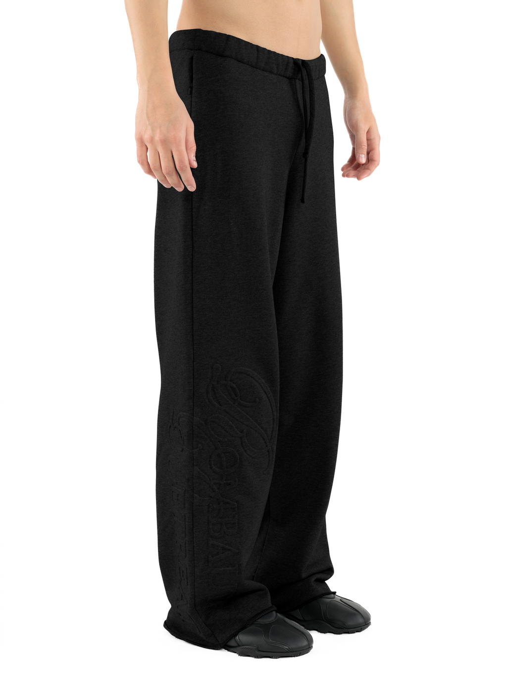 WIDE LEG PANTS BLACK