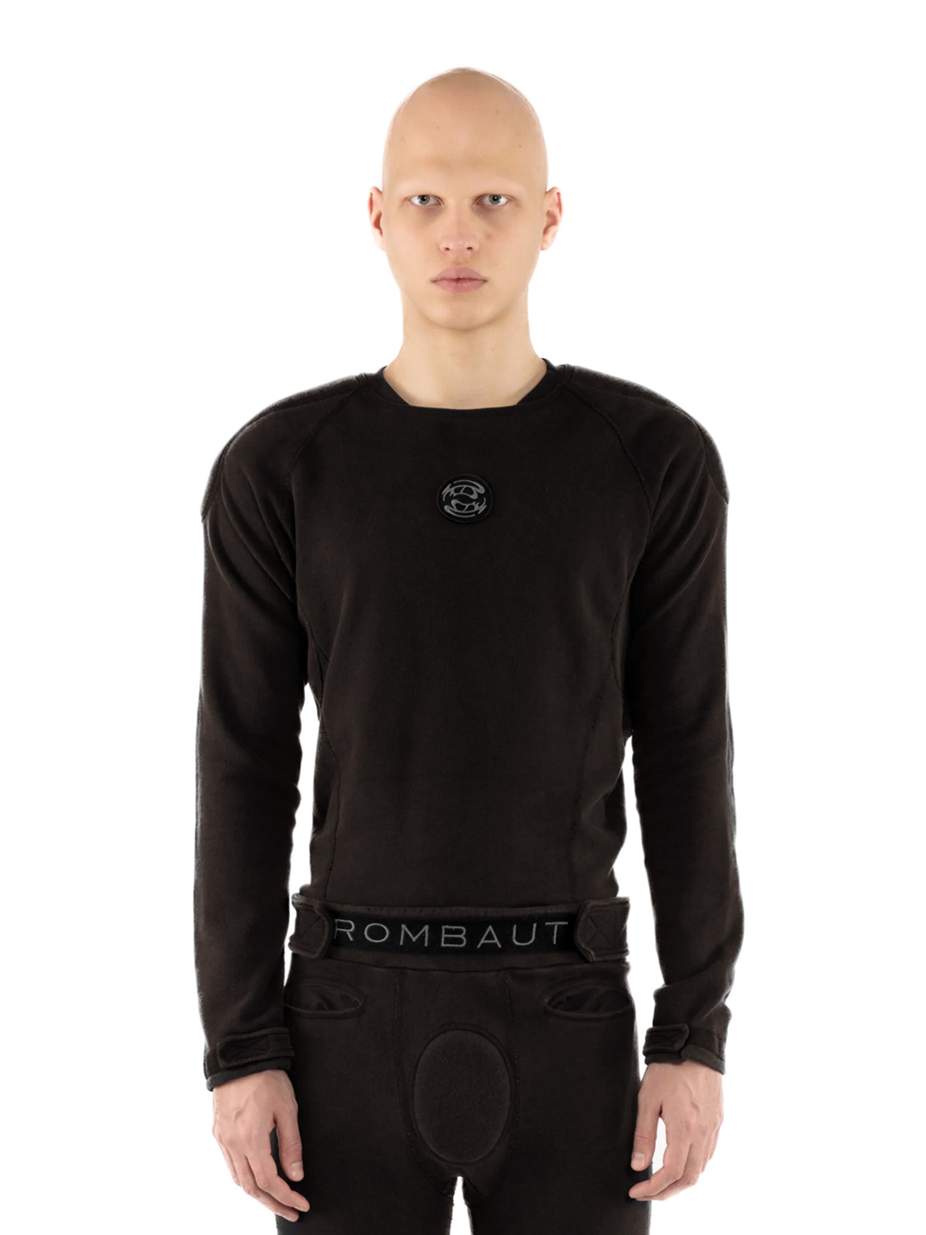 Utility Long Sleeve Black Top - Rombaut - Apparel for all genders – ROMBAUT