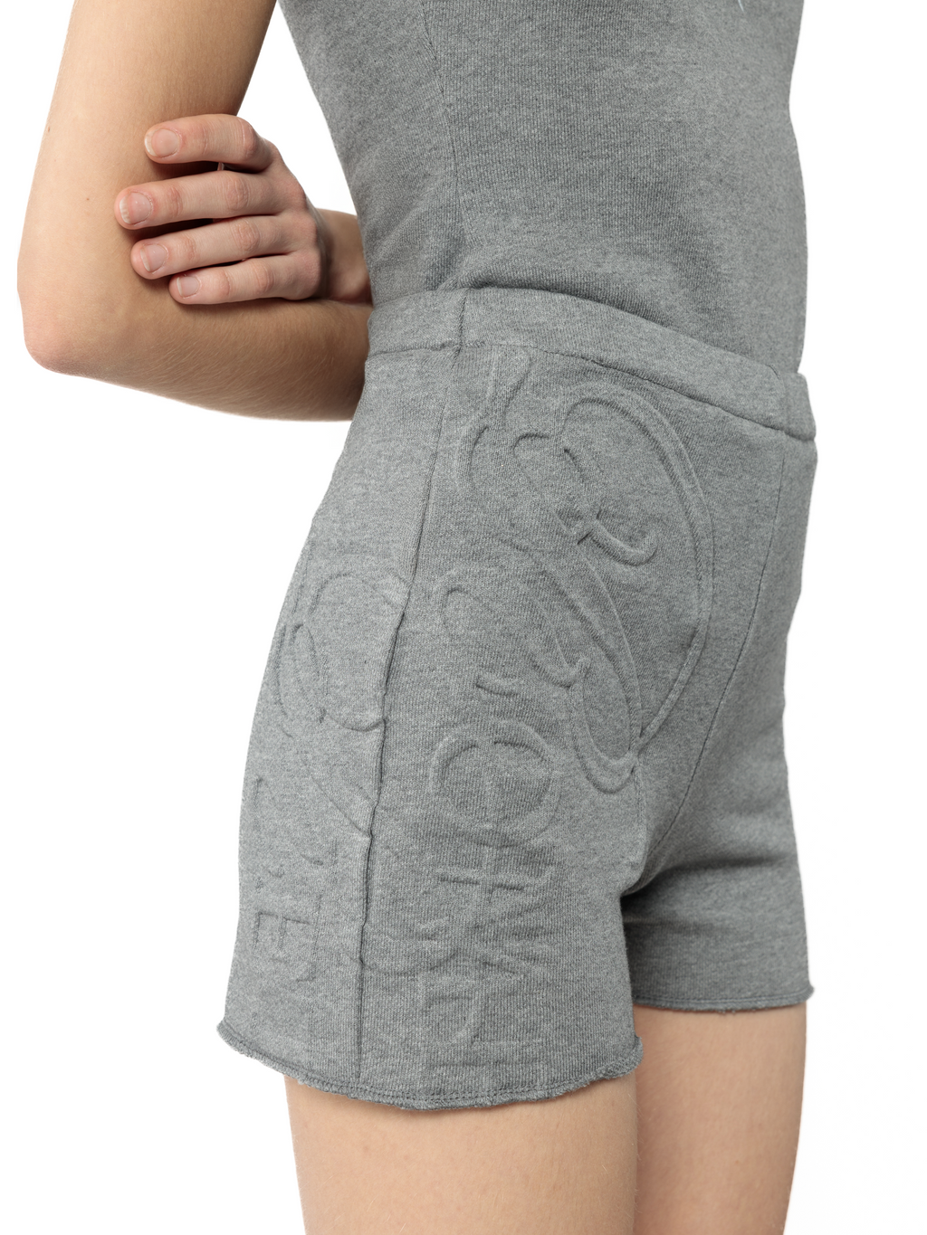 BIKER SHORTS GREY