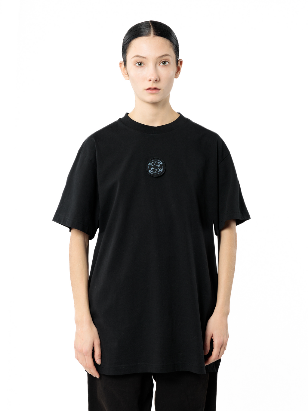 OVERSIZED T Black Embroidered Patch
