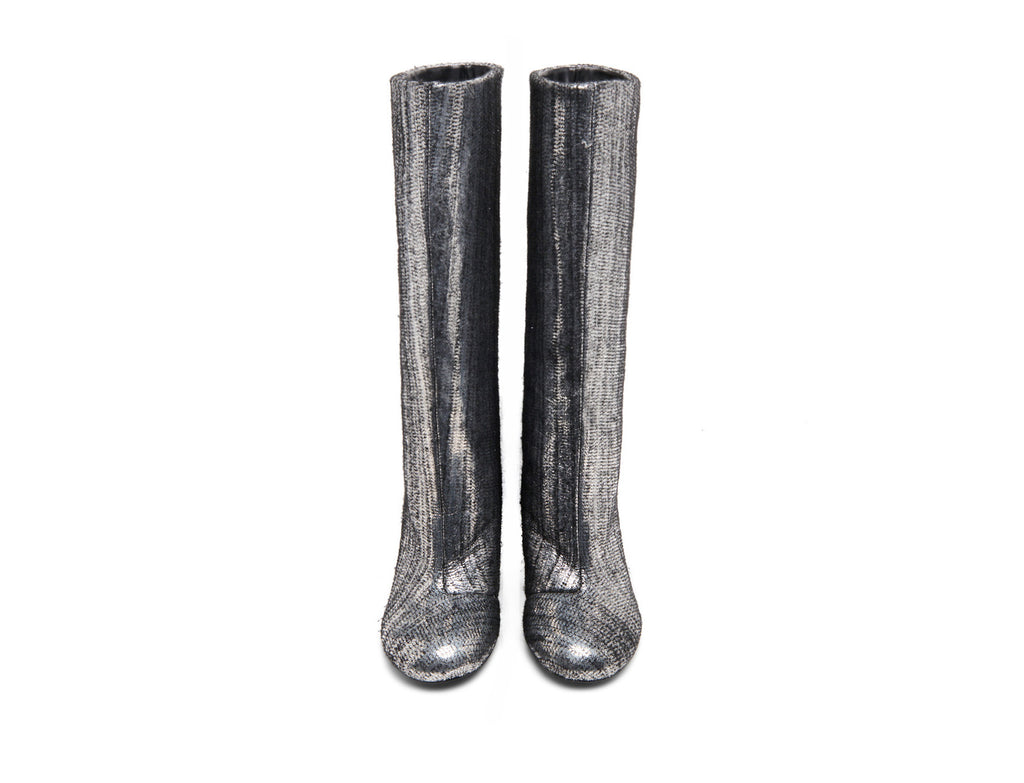 ASTRO HEEL SILVER FELT