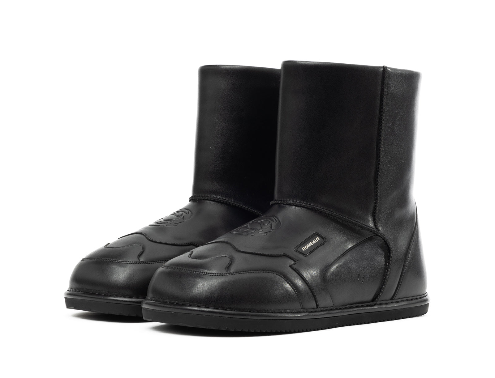ROMBAUT ブラック　サイドゴアブーツ ロンバート(Rombaut)メンズヴィーガンブーツ、スニーカー