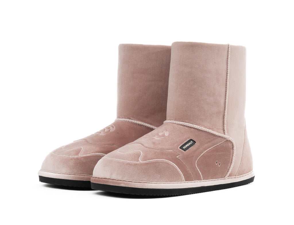 ATEM BOOT Pink Velvet