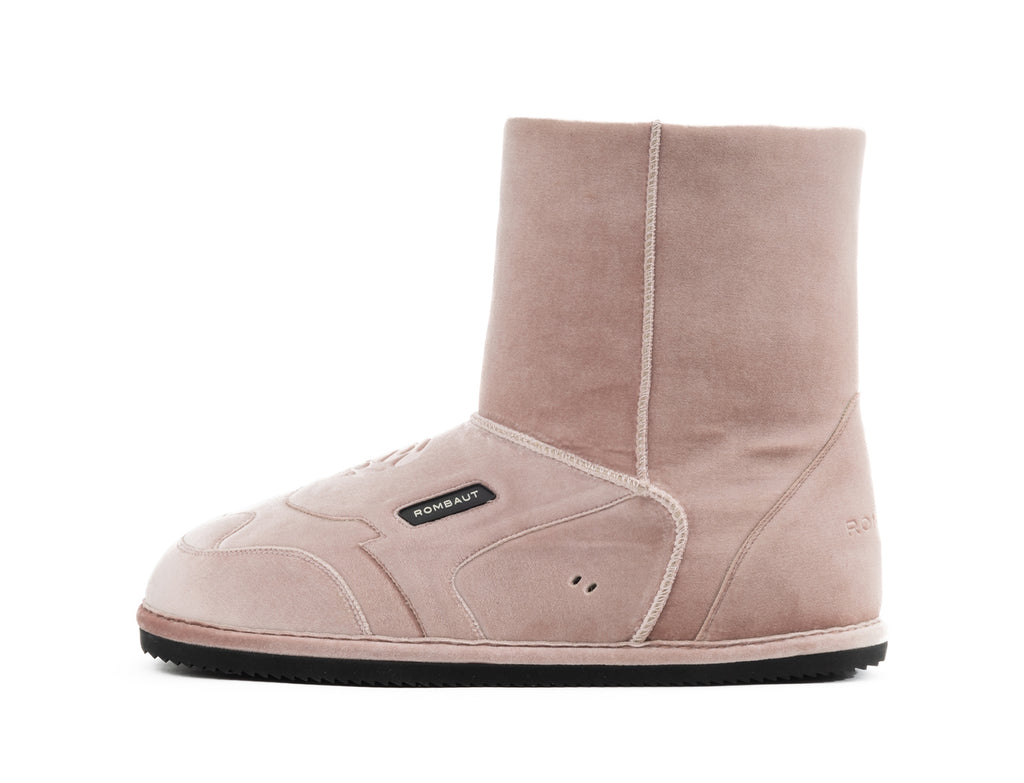 ATEM BOOT Pink Velvet