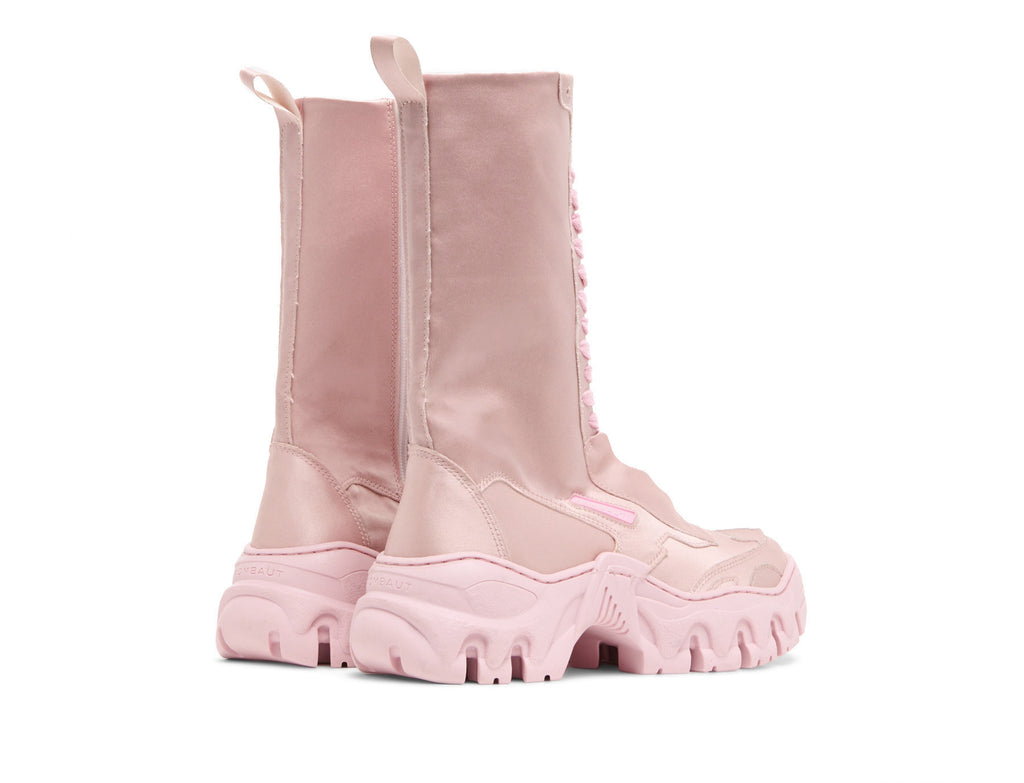BOCCACCIO II COMBAT BOOT Pink Satin