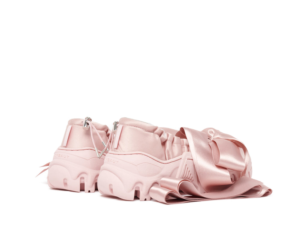 AURA BOWS Pink Satin