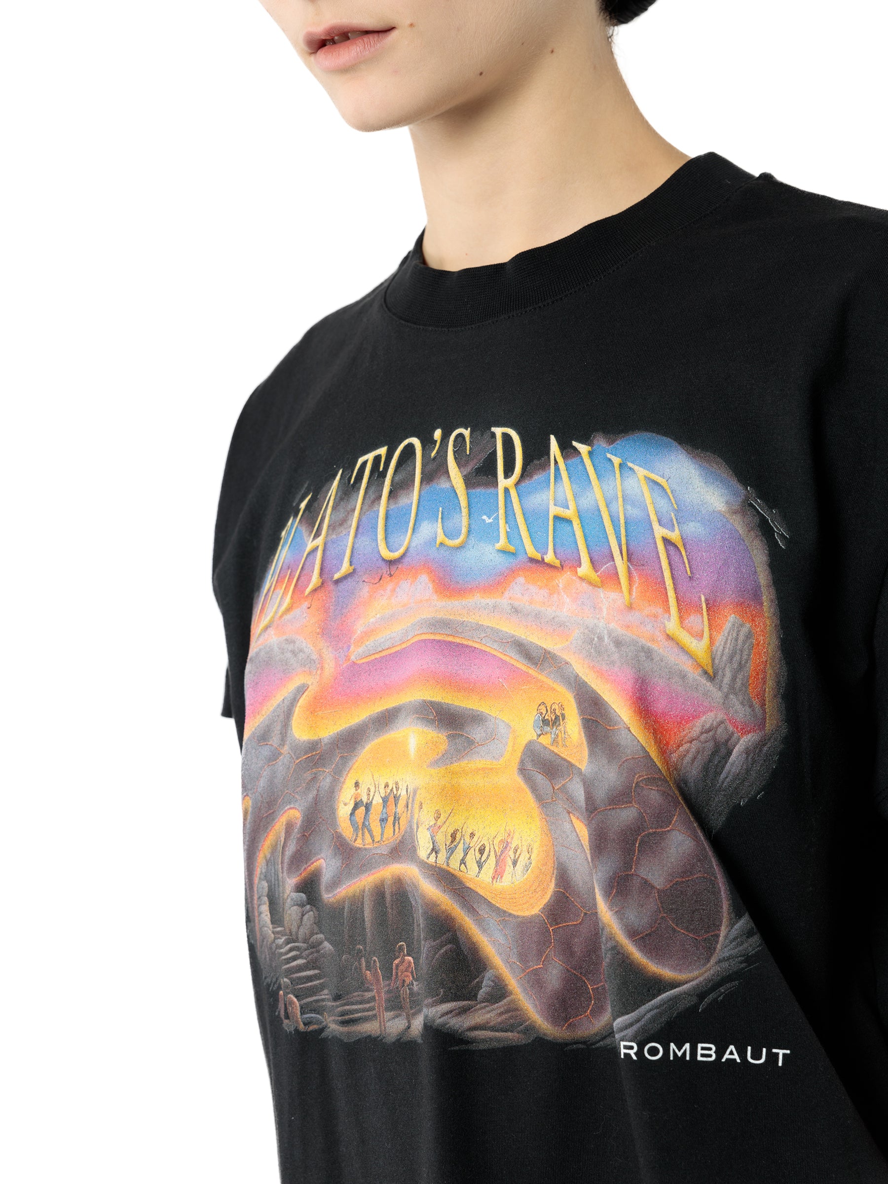 Plato's Rave Baby Tee Black - Rombaut - Apparel for all genders