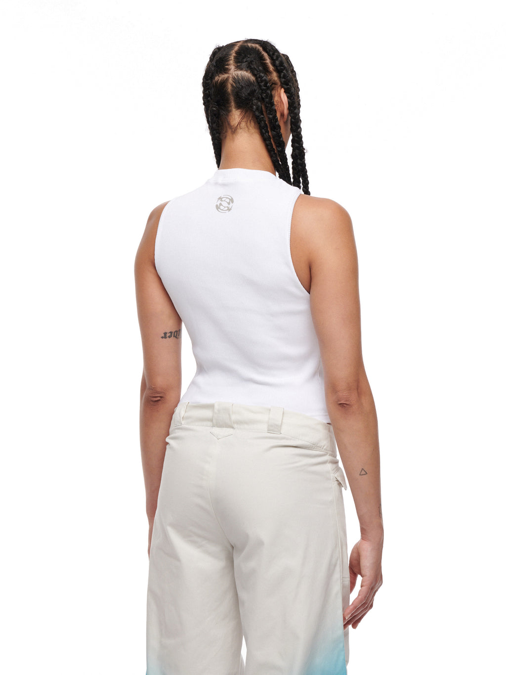 CELL TANK TOP Organic White